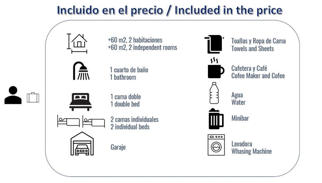 Apto 2 Habitaciones, Garaje Gratis Madrid Eksteriør billede